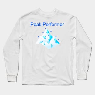 Mountain and snow Peak Performer Long Sleeve T-Shirt